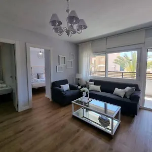 Aguadulce, Apto Santa Monica 2 Hab Con Terraza, Aire, Wifi, A 5 Min De La Playa Aguadulce (Almeria)